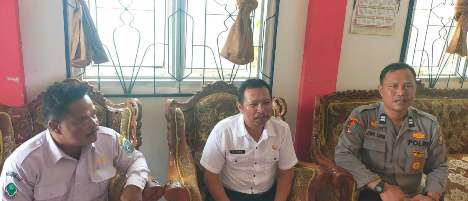 Jalin Sinergitas, Polsek Ketahun Sambang Kantor Camat Pinang Raya
