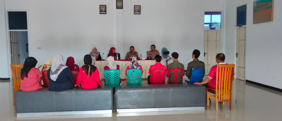 Polsek Ketahun Laksanakan Sosialisasi Penerimaan Anggota Polri Dan Himbauan Knalpot Brong