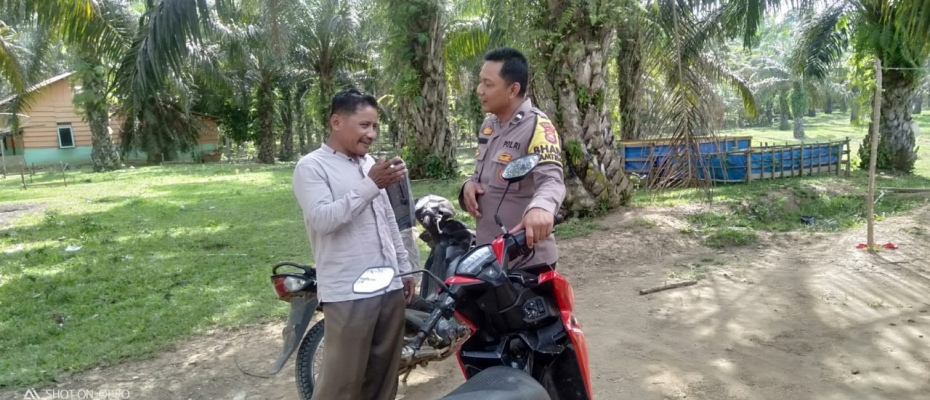 Wujudkan Kamtibmas Kondusif, Bhabinakmtibmas Cooling System Jelang Pemilu 2024