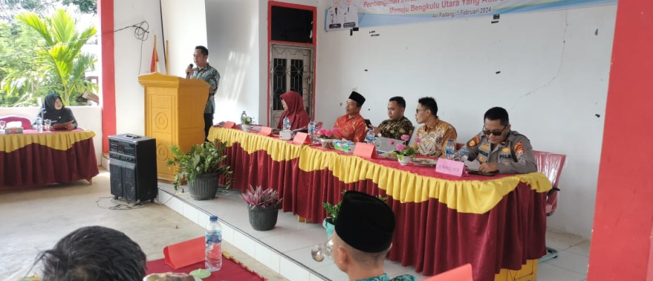 Wakili Kapolsek, Wakapolsek Lais Hadiri Musrenbang RKPD  Kecamatan Air Padang TA 2025