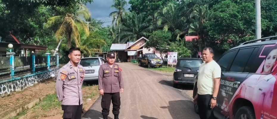 Polsek Giri Mulya Amankan Kegiatan Kampanye di Desa Giri Mulya