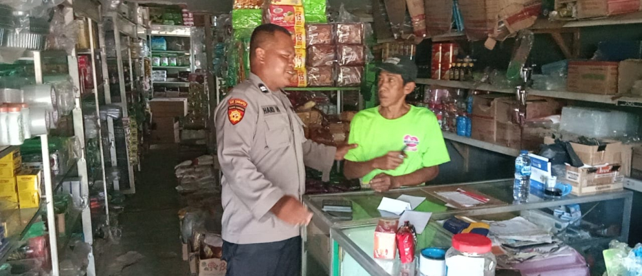 Polsek Giri Mulya Gelar Patroli Antisipasi 3C Sambangi Usaha Masyarakat