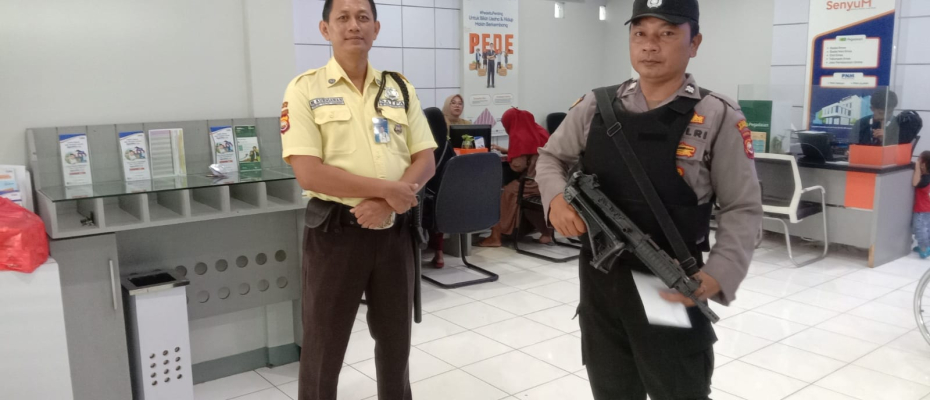 Patroli KRYD, Polsek Ketahun  Pengamanan Bank BRI Unit Ketahun