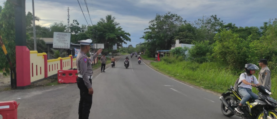 Morning Traffic Control Polsek Ketahun Ciptakan Kenyamanan Masyarakat Dalam Berkendara