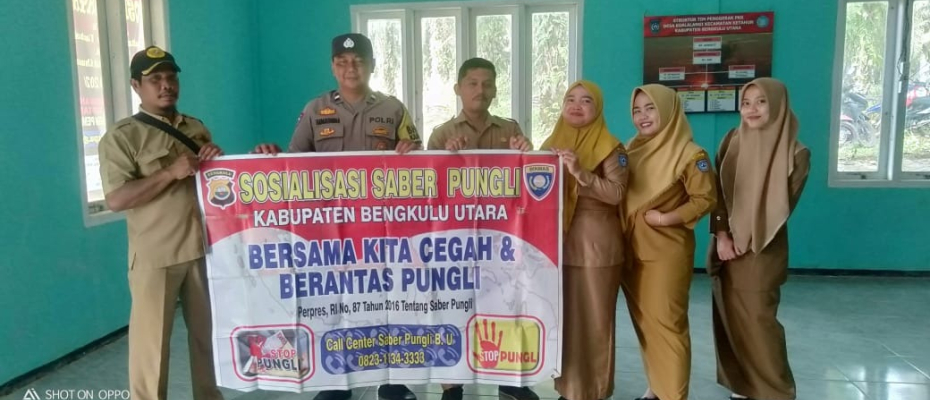 Polsek Ketahun Laksanakan Sosialisasi Saber Pungli di Desa Kualalangi 