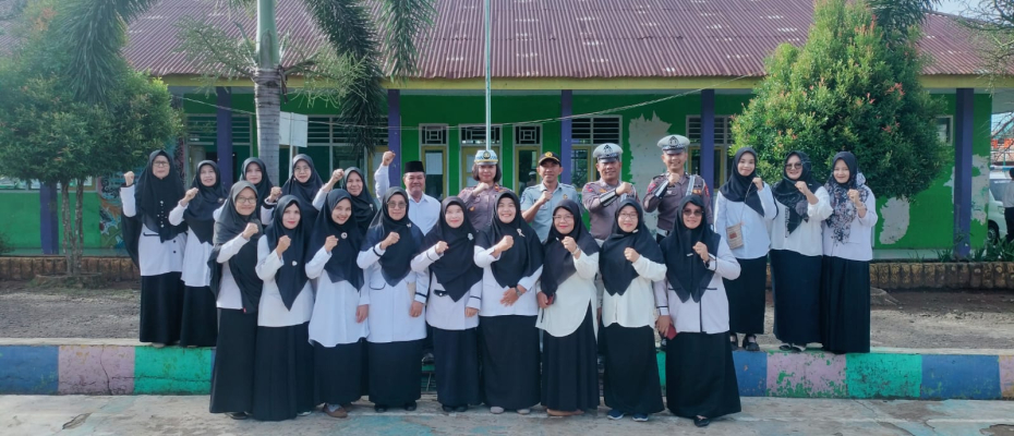 Jasa Raharja Laksanakan Sosialisasi Pengajar Peduli Keselamatan Lalu Lintas (PPKL) di MTSN 1 Bengkulu Utara