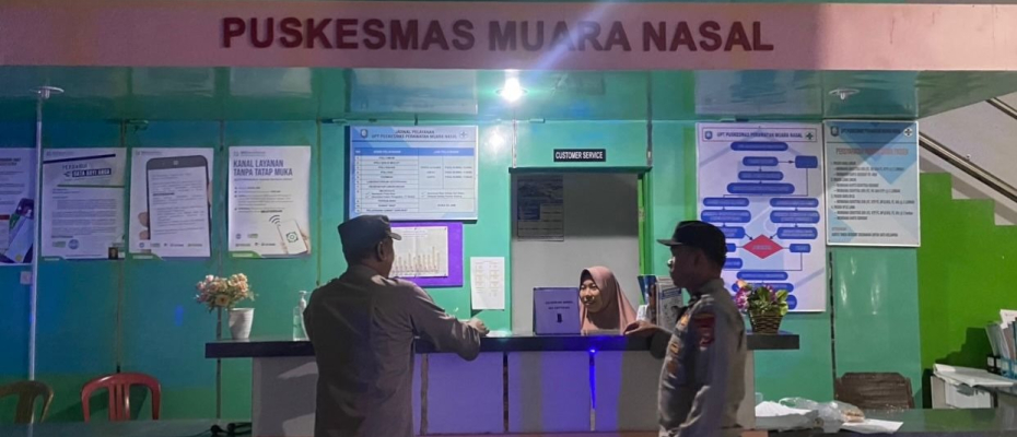 Patroli, Polsek Nasal Sambangi Tempat-Tempat Rawan Gangguan Kamtibmas