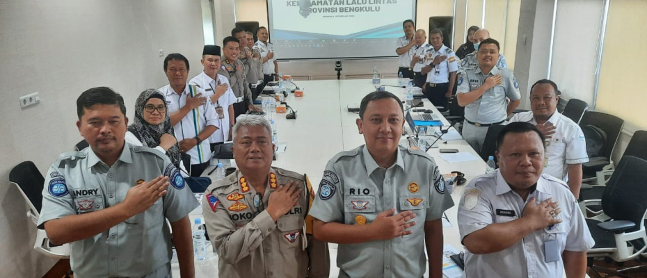 Jasa Raharja Cabang Bengkulu Gelar Forum Komunikasi Lalu Lintas (FKLL), Komitmen Tekan Angka Kecelakaan