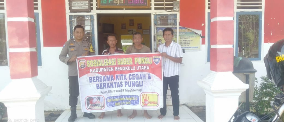 Sosialisasi Saber Pungli di Wilayah Hukum Polsek Ketahun, Upaya Cegah Pungutan Liar