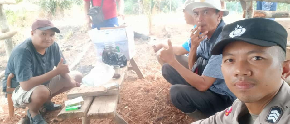 Selesaikan Masalah Batas Tanah, Personel Polsek Batik Nau Laksanakan Problem Solving