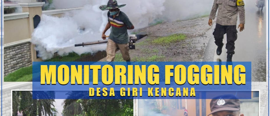 Bhabinkamtibmas Polsek Ketahun Monitoring Pelaksanaan Foogging