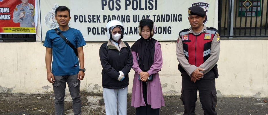 Patroli di Jalan Lintas Curup-Lubuklinggau, Polsek Sindang Kelingi Kawal Mahasiswa Asal Musi Rawas