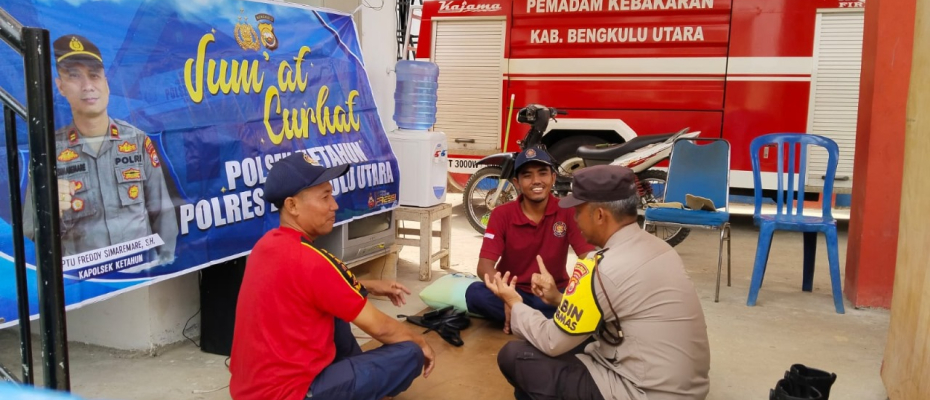 Jumat Curhat Polsek Ketahun di Gelar Di Desa Giri Kencana