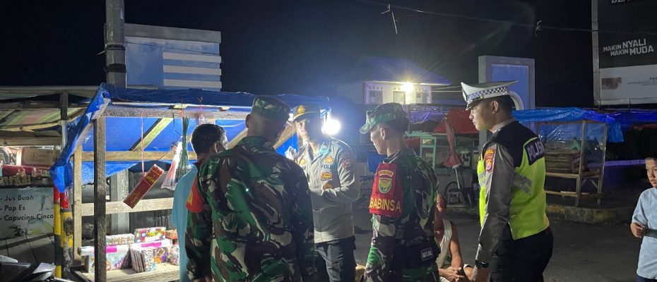 Polsek Ketahun Laksanakan Blue Sky Patroli Dalam Rangka Cooling System Pasca Pemilu 