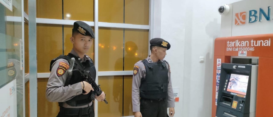 Sat Samapata Polres Kaur Patroli, Cek Situasi Kondisi di Seputaran ATM 
