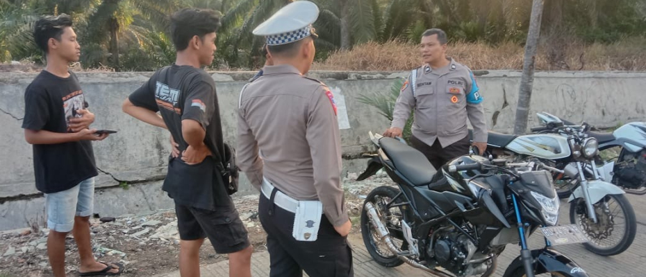 Cegah dan Antisipasi Aksi Balap Liar, Polsek Penarik Raya Giatkan Patroli 