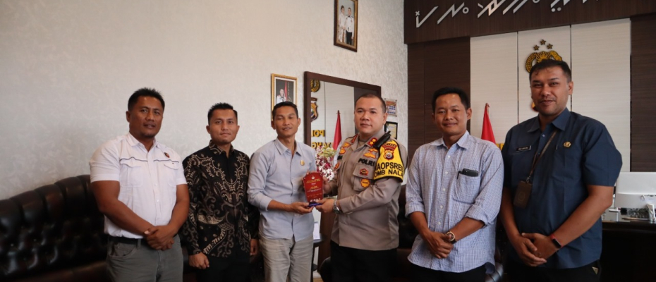 Kapolres Rejang Lebong Sambang Silahturahmi dan Koordinasi di KPU Rejang Lebong