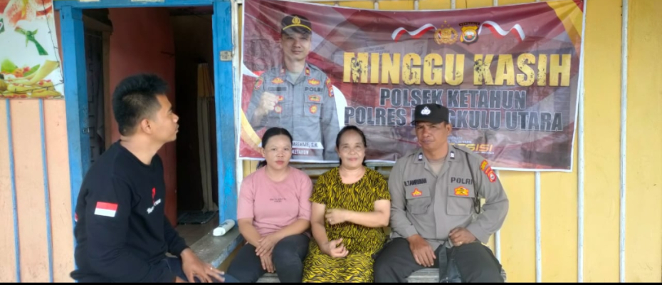 Melalui Program Minggu Kasih, Polsek Ketahun Dengar Keluhan Masyarakat