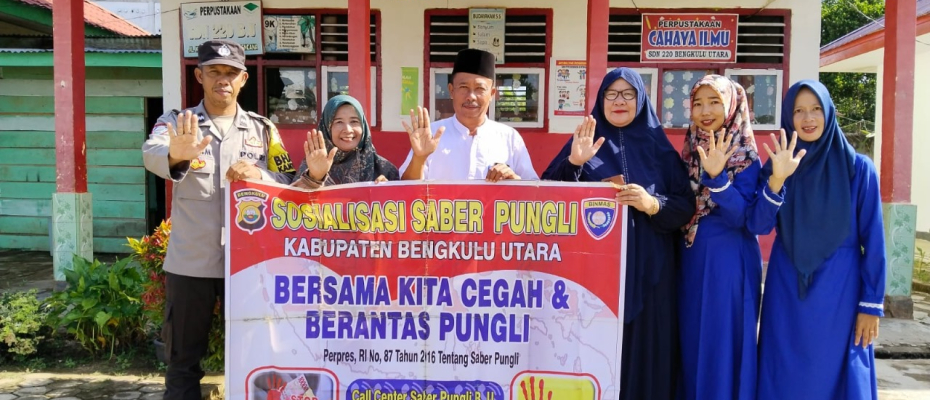 Cipta Kondisi, Polisi Lakukan Sosialisasi Saber Pungli Pada Warga