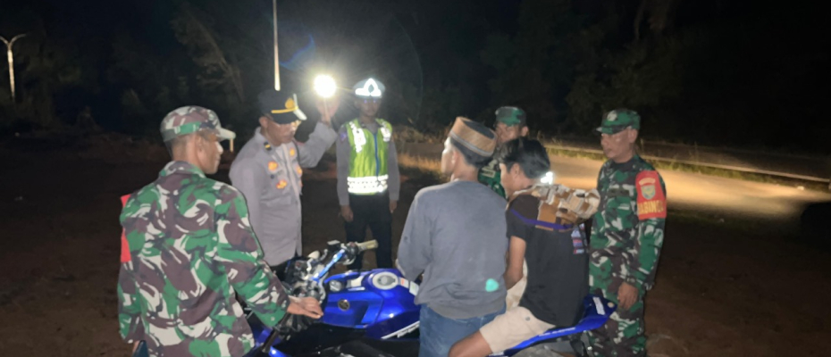 Polsek Ketahun Laksanakan Blue Sky Patrol Dalam Rangka Cooling System Situasi Kamtibmas