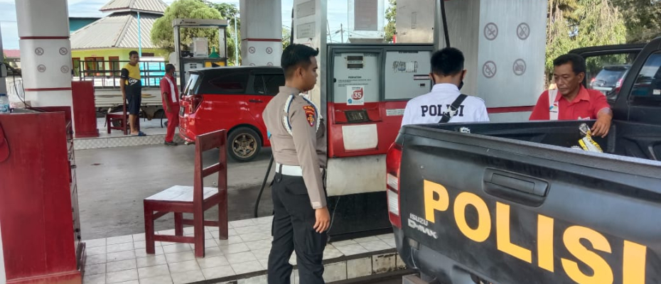 Jelang Idulfitri, Satreskrim Polres Mukomuko Cek SPBU