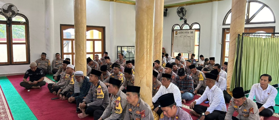 Polres Kaur Ikuti Pelaksanakan Nuzulul Quran  Polda Bengkulu Secara Daring 