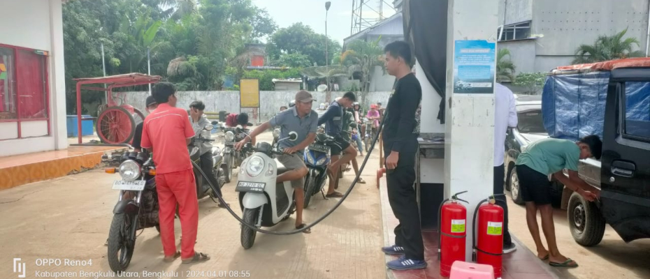 Polisi Patroli Dan Pantau Situasi SPBU Jelang Idul Fitri