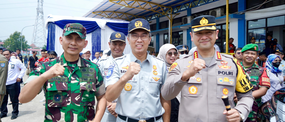 Turut Serta Lepas Peserta Mudik Gratis Kemenhub, Direktur Keuangan Jasa Raharja Imbau Masyarakat Tertib Berkendara di Kampung Halaman