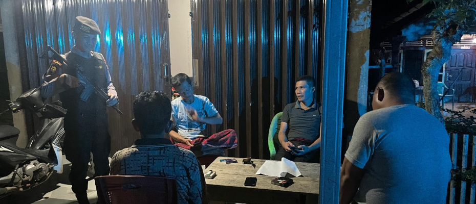 Patroli Presisi, Personel Sat Samapta Polres Kaur  Pantau Seputaran Wilkum      