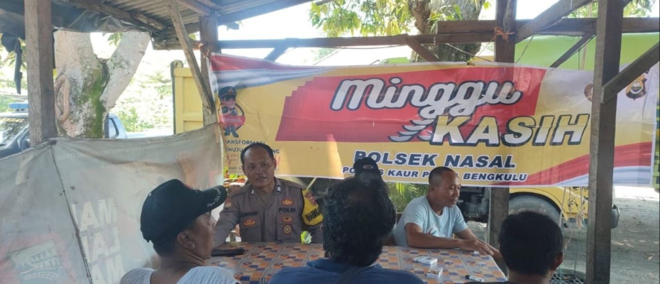 Didesa Pasar Baru, Polsek Nasal Gelar Minggu Kasih 
