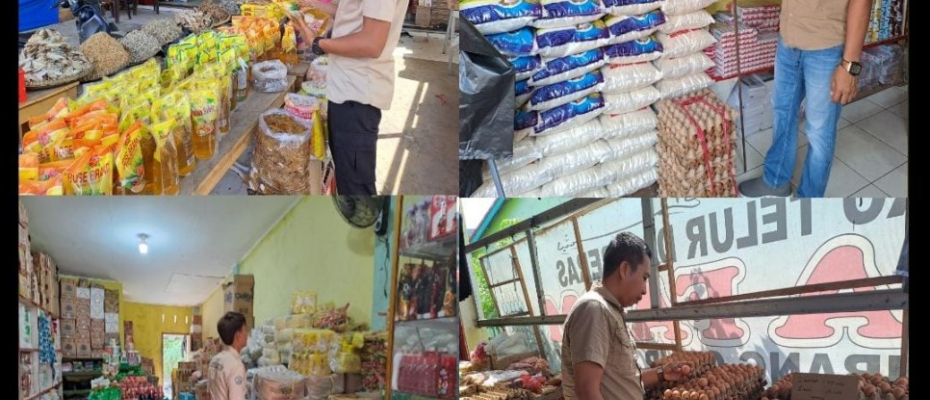 Jelang Perayaan Hari Raya Idul Fitri  1445 H, Polres Kaur Lakukan Kegiatan Pengawasan dan Pemantauan Harga Bahan Pangan 