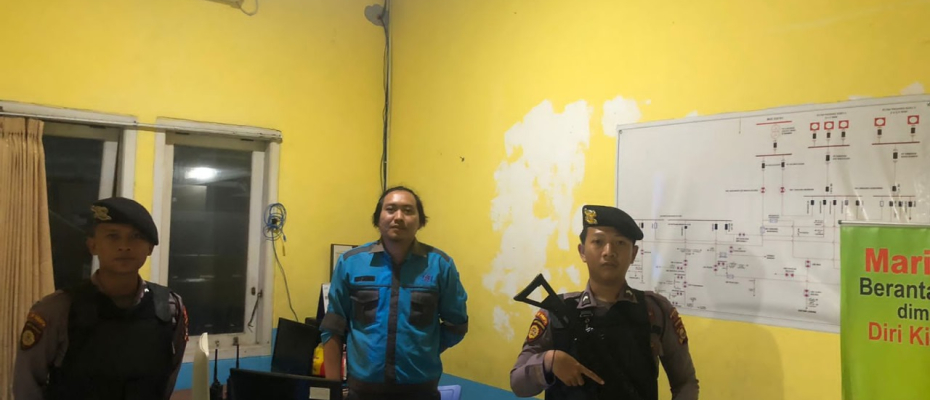 Patroli Presisi Personel Sat Samapta Polres Kaur Pantau Sitkamtibmas di Seputaran Wilkum 