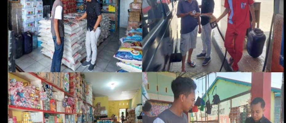 Pasca Lebaran, Unit II Ekonomi Sat Intelkam Polres Kaur Monitoring Harga dan Ketersedian Bahan Pokok