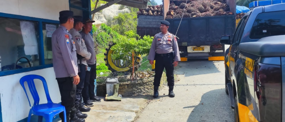 Polsek Nasal Patroli Objek Vital, Imbaua Petugas Jaga Kemananan Kamtibmas