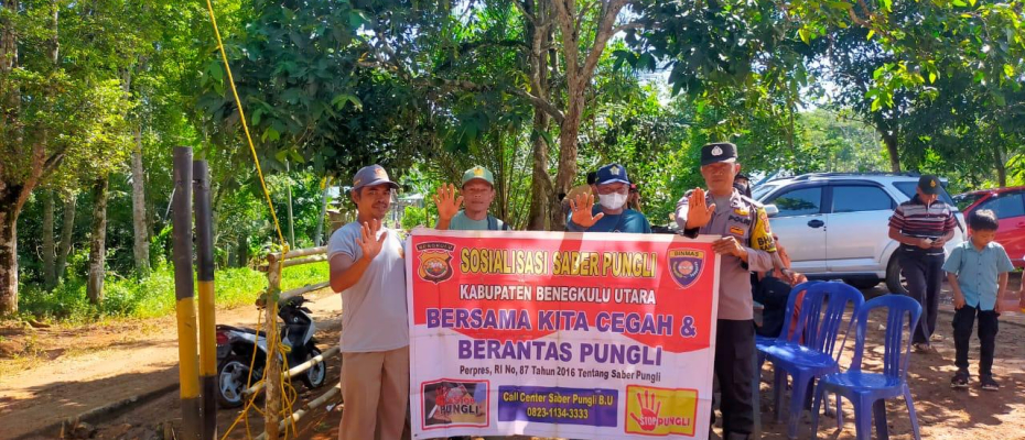 Wujudkan Birokrasi Bersih, Polsek Ketahun Ajak Warga Stop Pungli