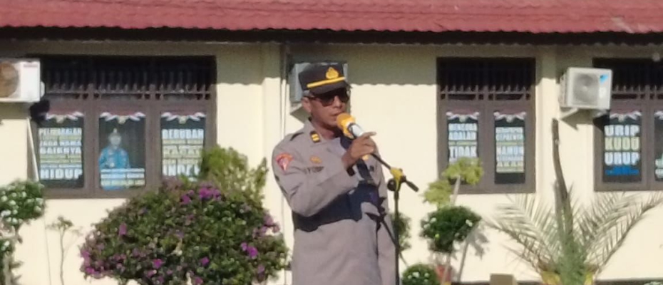 Polres Kaur Apel Gelar Pasukan Antisipasi Unras Pasca Pembacaan Putusan Sidang Sengketa (PHPU) Pilpres 