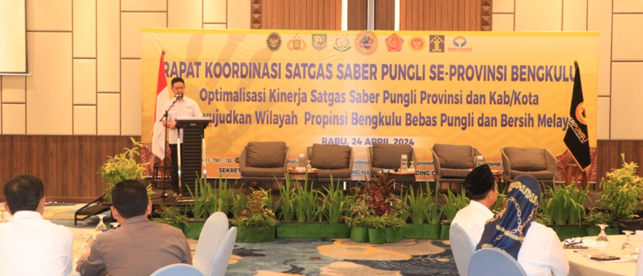 Irwasda Buka Rakor Satgas Saber Pungli Se-Provinsi Bengkulu Tahun 2024