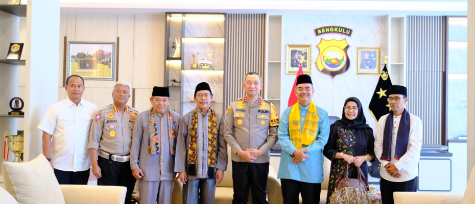 Jalin Koordinasi, Kapolda Bengkulu Terima Audiensi dari Badan Musyawarah Adat (BMA) Provinsi Bengkulu