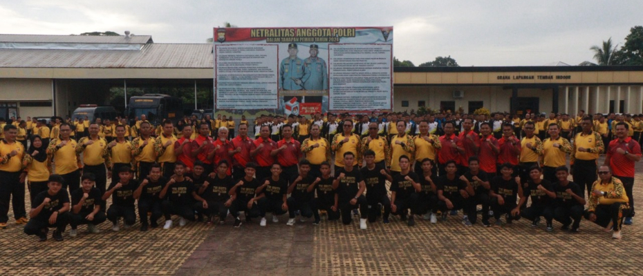 Wakapolda Bengkulu Melepas Tim Tribrata Rafflesia FC Menuju Putaran Nasional Liga 3