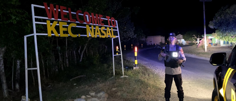 Polsek Nasal Patroli Objek Vital dan Tempat-Tempat Rawan Kamtibmas 