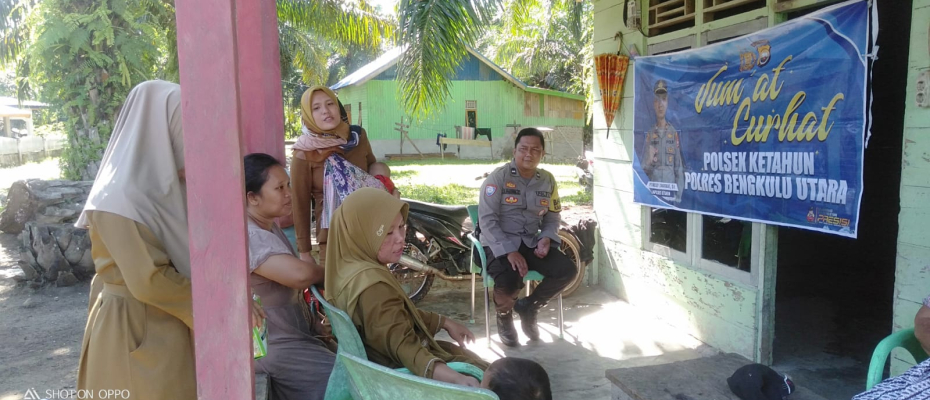 Lewat Jumat Curhat, Polsek Ketahun Menjadi Lebih Dekat Dengan Masyarakat