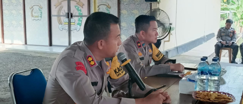 Evaluasi Kinerja, Kapolres Kaur Pimpin Anev Mingguan 