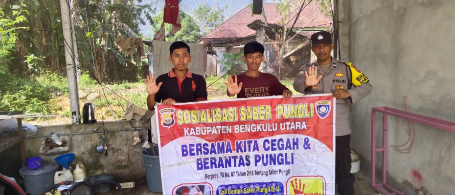 Sosialisasi Saber Pungli di Wilayah Hukum Polsek Ketahun, Upaya Cegah Pungutan Liar
