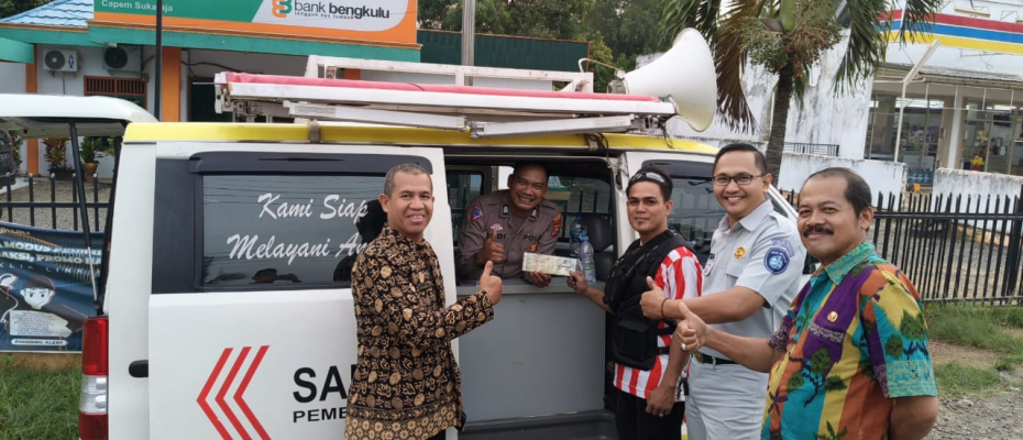 Jasa Raharja Bersama Samsat Seluma Lakukan Pelayanan Keliling Sore Hari