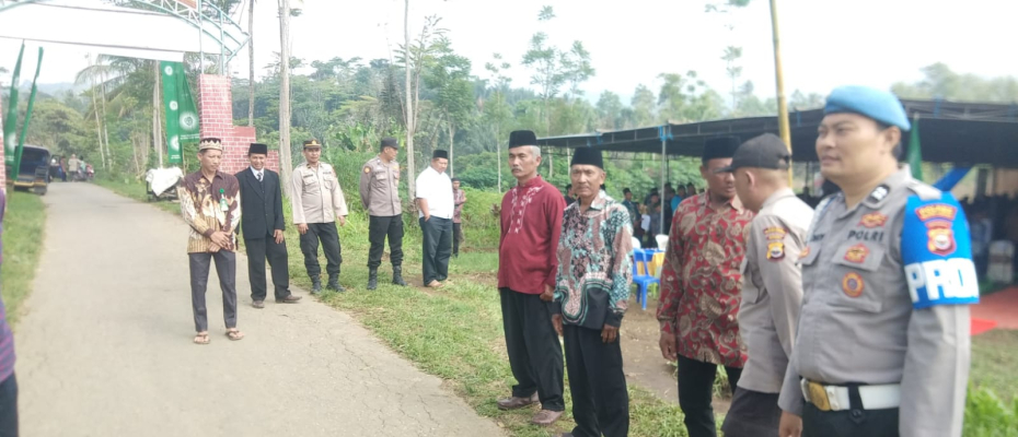 Polsek Sindang Kelingi Berikan Pengamanan Kegiatan Tabligh Akbar dan Doa Bersama 