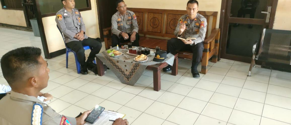 Evaluasi Kinerja Personil, Polsek Ketahun gelar Anev mingguan