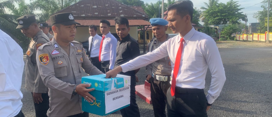 Polsek Ketahun Gencarkan Gerakan Sedekah Bersama dan Berkah