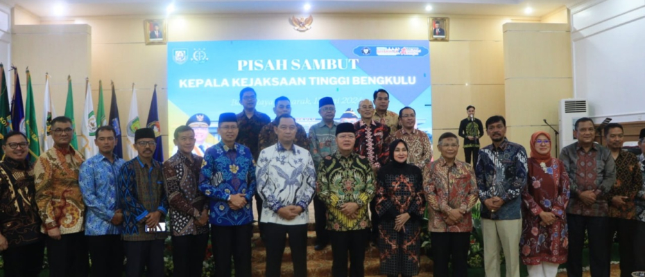 Kapolda Bengkulu Hadiri Acara Pisah Sambut Kajati Bengkulu