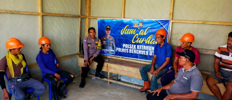 Jumat Curhat Bersama Warga , Polsek Ketahun Tampung Keluhan Warga Binaanya