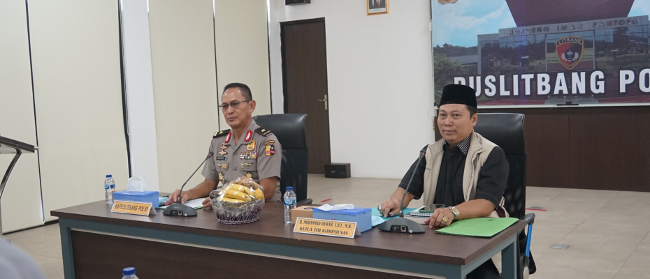 Kompolnas Lakukan Visitasi Dan Apresiasi Inovasi Puslitbang Polri